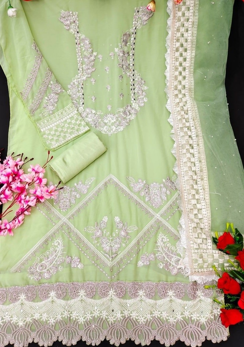 KALEESHA FASHION KF 118 A PAKISTANI SUIT WHOLESALE