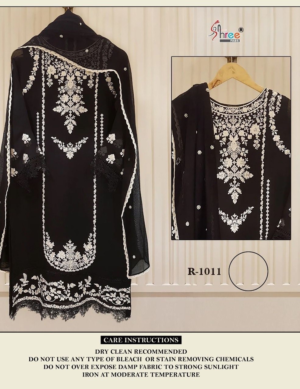 SHREE FABS R 1011 LATEST PAKISTANI SUITS WHOLESALER