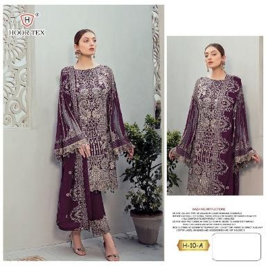 HOOR TEX H 10 A PAKISTANI SALWAR SUITS