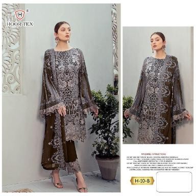 HOOR TEX H 10 B PAKISTANI SALWAR SUITS ONLINE