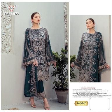 HOOR TEX H 10 C PAKISTANI SALWAR SUITS ONLINE SHOPPING