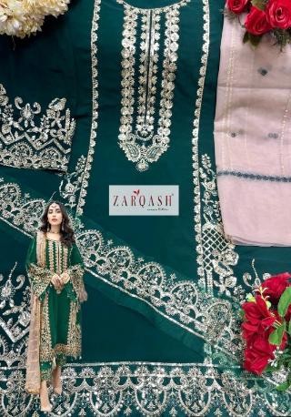 ZARQASH Z 2123 B SALWAR KAMEEZ WHOLESALER GEORGETTE