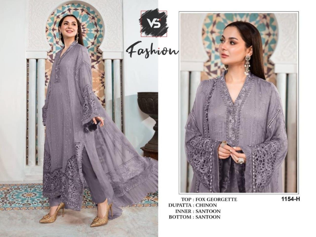 VS FASHION 1154 TO 1154 K PAKISTANI DRESSES SINGLE PIECE SURAT