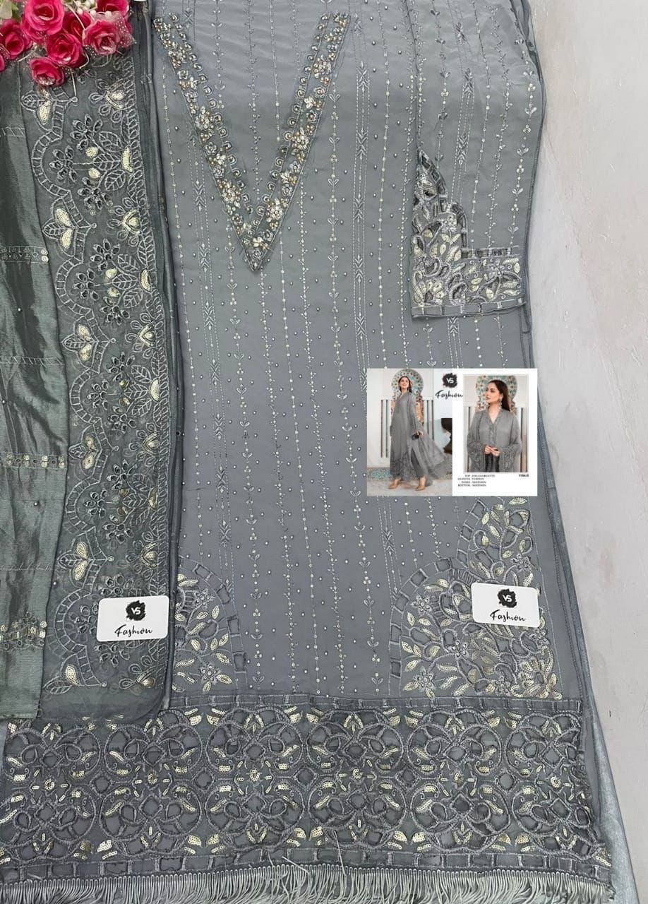 VS FASHION 1154 TO 1154 K PAKISTANI DRESSES SINGLE PIECE SURAT