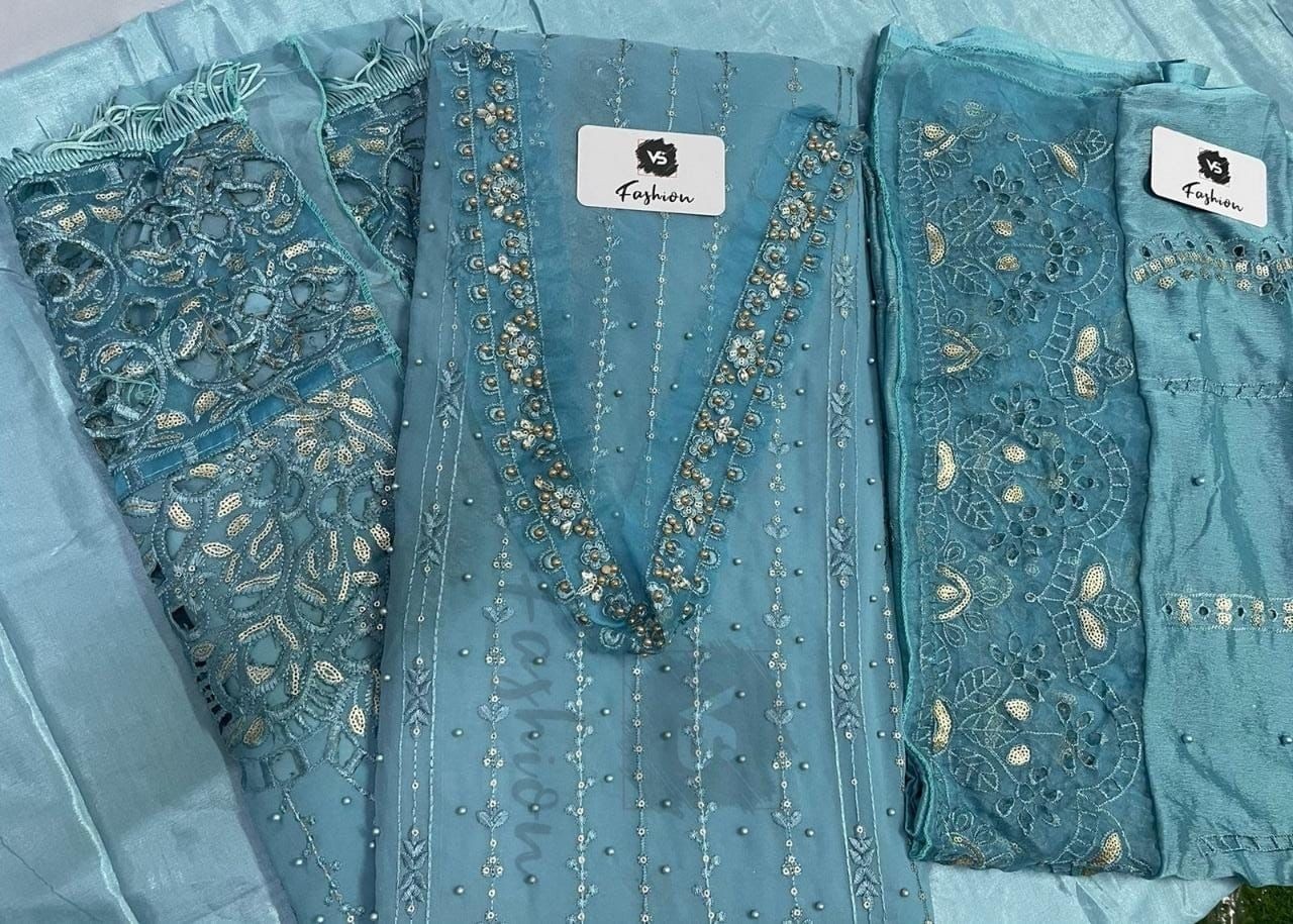 VS FASHION 1154 TO 1154 K PAKISTANI DRESSES SINGLE PIECE SURAT
