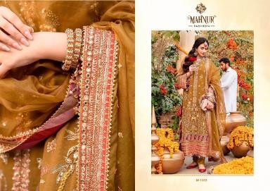 MAHNUR FASHION M 1001 TO 1003 MAHNUR VOL 1 LATEST PAKISTANI SUIT MANUFACTURER