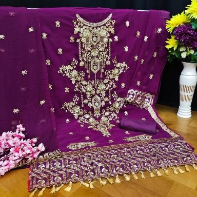 KALEESHA FASHION KF 128 TO 128 E SALWAR SUITS SINGLE PIECE