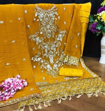 KALEESHA FASHION KF 128 TO 128 E SALWAR SUITS SINGLE PIECE