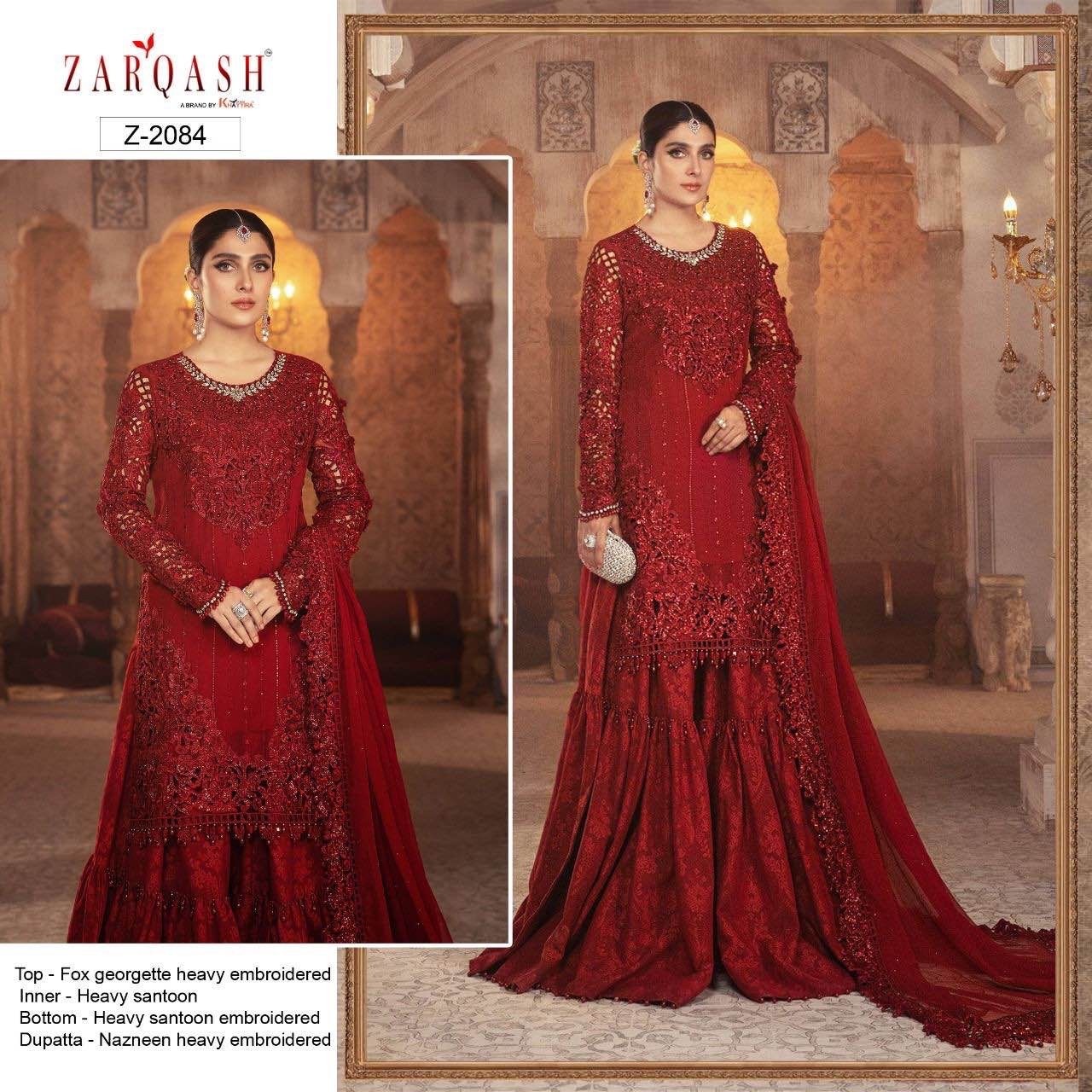 ZARQASH MARIA B WEDDING EDITION Z 2084 PAKISTANI DRESSES