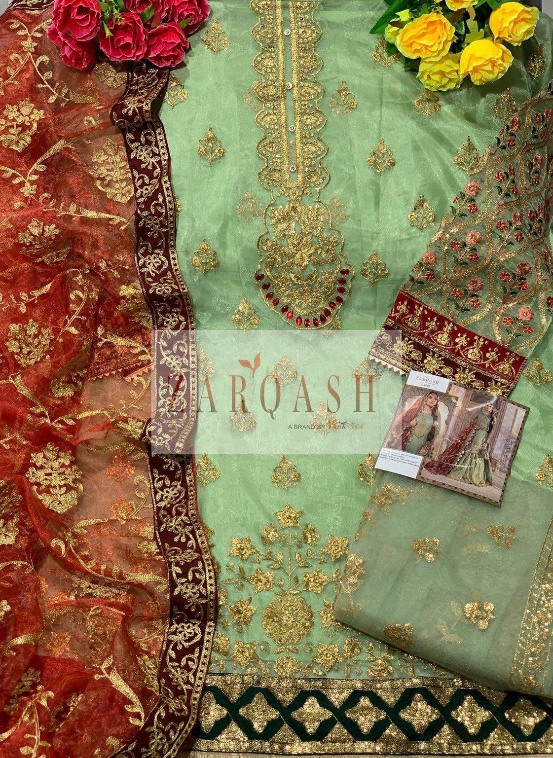 ZARQASH MARIA B WEDDING EDITION Z 2083 PAKISTANI DRESS