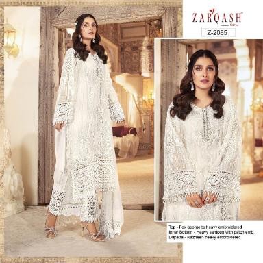 ZARQASH MARIA B WEDDING EDITION Z 2085 PAKISTANI DRESSES SINGLE PIECE