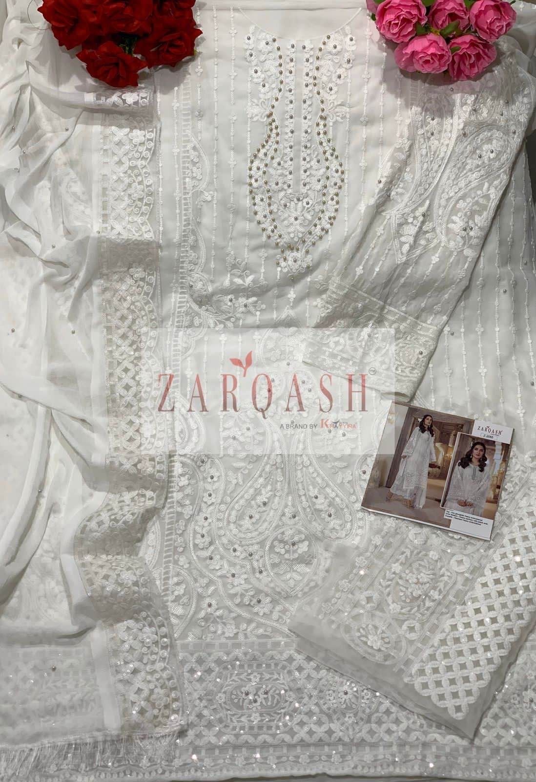 ZARQASH MARIA B WEDDING EDITION Z 2085 PAKISTANI DRESSES SINGLE PIECE