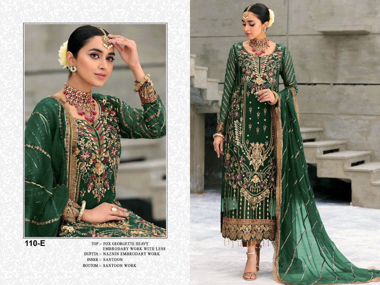 ALKARAM 110 A TO 110 F PAKISTANI SALWAR KAMEEZ SINGLE