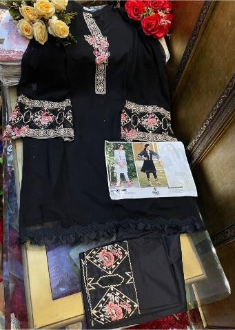 AARSH 22 BLACK DESIGNER KURTIS WHOLESALER