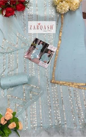 ZARQASH Z 2118 E TO Z 2118 H SANA SAFINAZ VOL 4 PAKISTANI SUITS WHOLESALER SINGLE