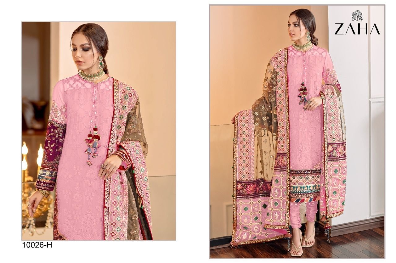 ZAHA 10026 H CHANTELLE VOL 2 SALWAR SUITS EMBROIDERED