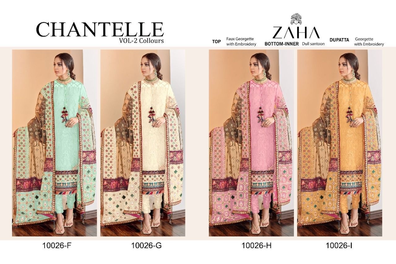 ZAHA 10026 F CHANTELLE VOL 2 SALWAR SUITS
