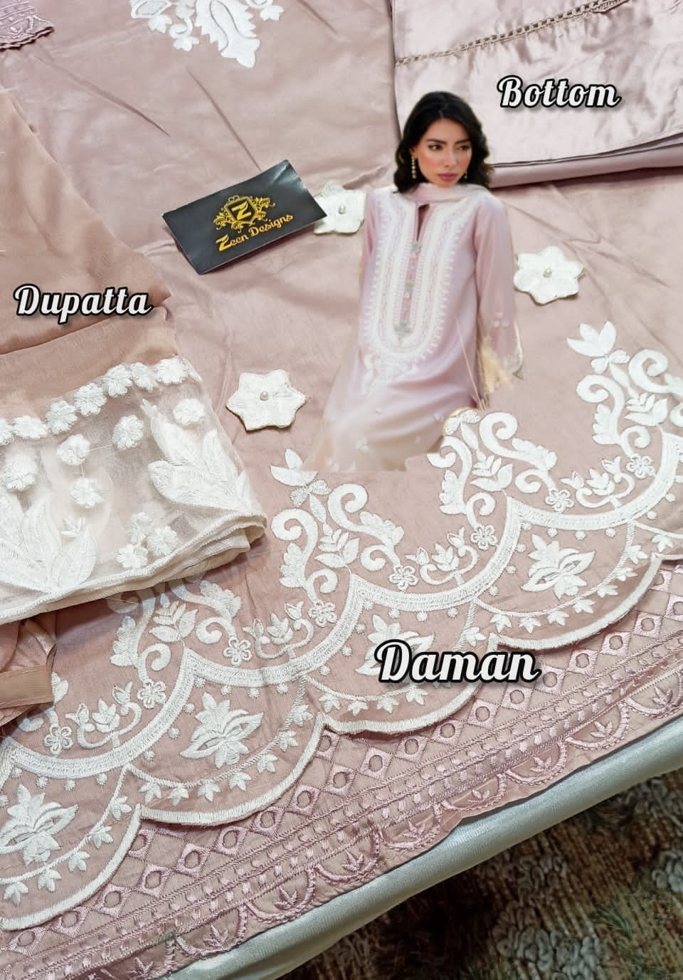 ZEEN DESIGNS MELINA ZD RM 102 PAKISTANI KURTIS COLLECTION