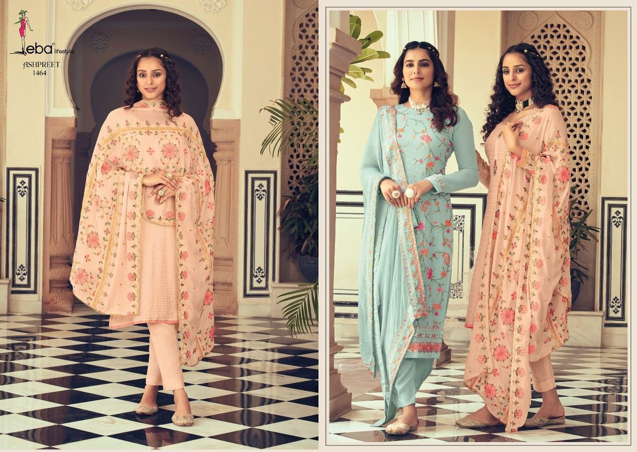 EBA LIFESTYLE 1464 ASHPREET 6 SALWAR KAMEEZ SINGLE WHOLESALER
