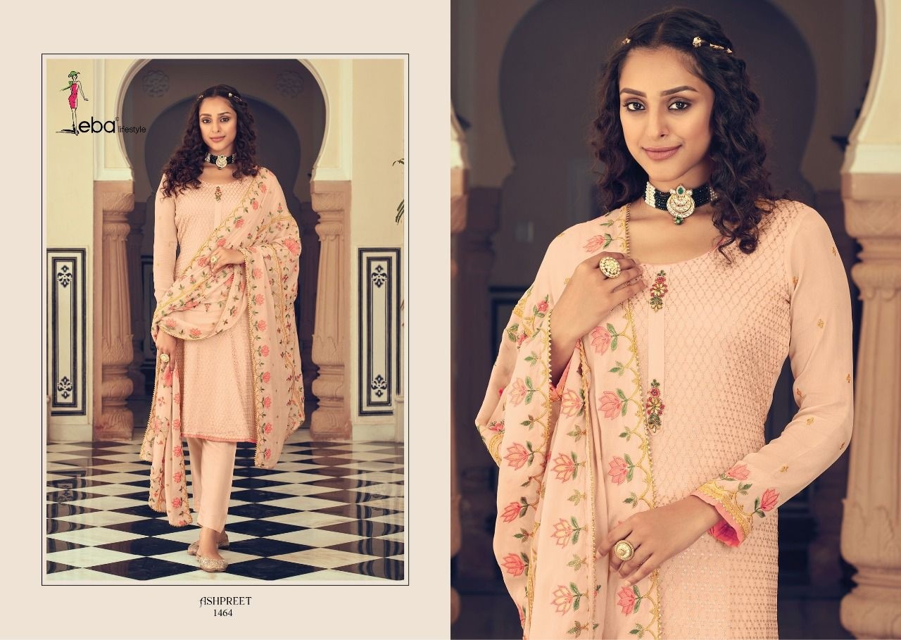 EBA LIFESTYLE 1464 ASHPREET 6 SALWAR KAMEEZ SINGLE WHOLESALER