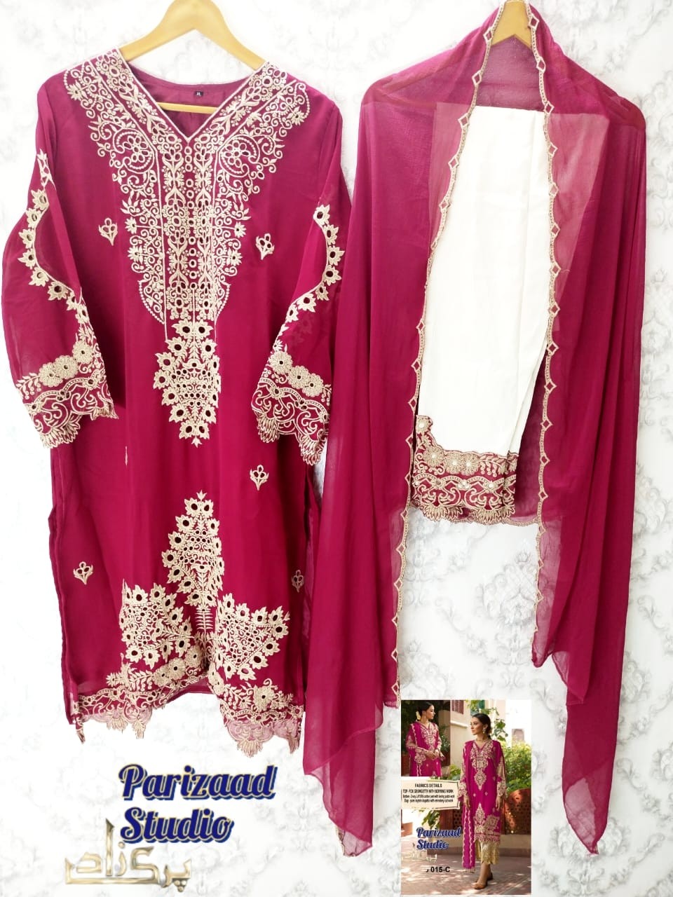 PRIZAAD STUDIO PZ 015 A TO 015 E NEW COLLECTION PAKISTANI SUITS