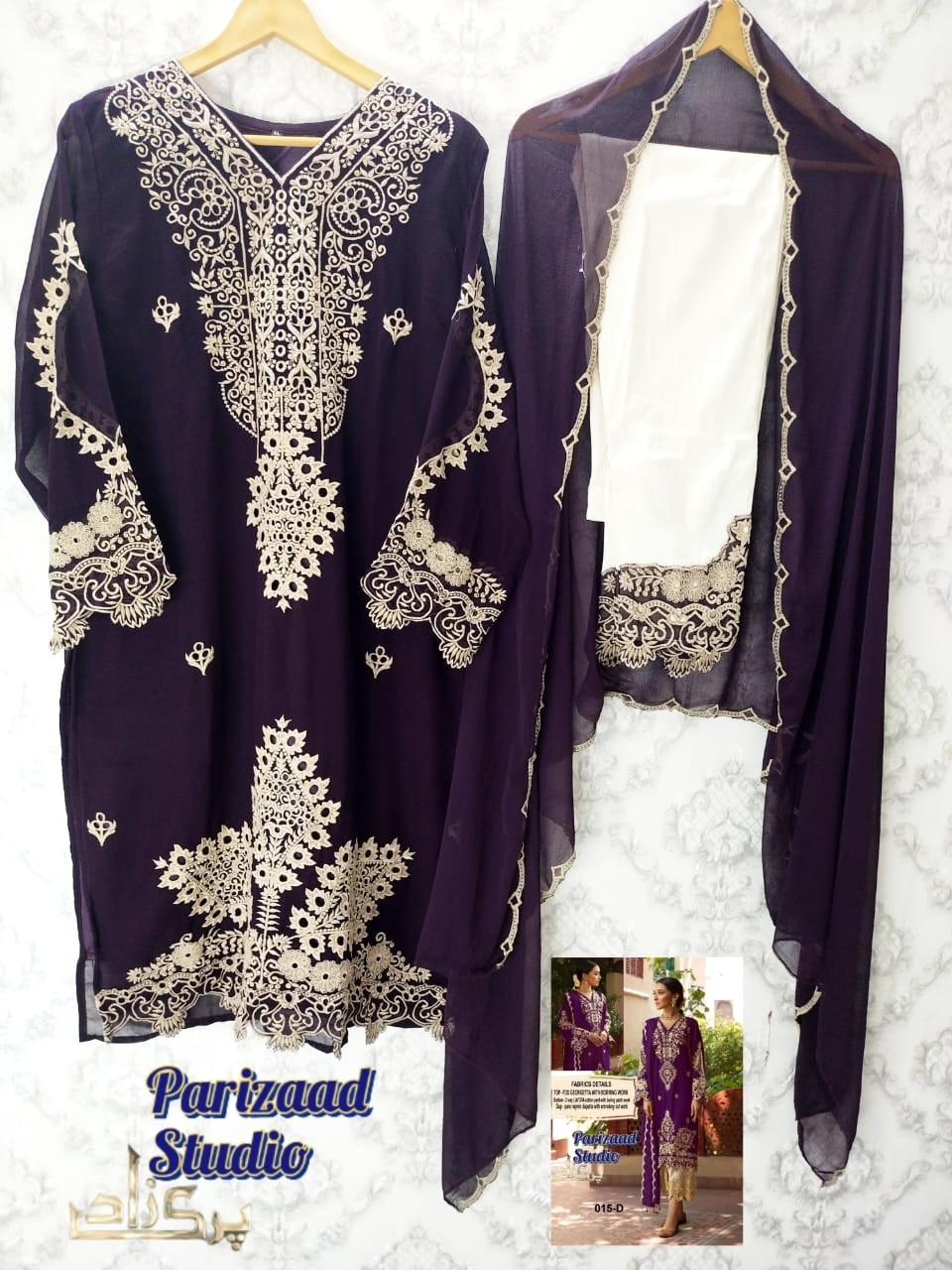 PRIZAAD STUDIO PZ 015 A TO 015 E NEW COLLECTION PAKISTANI SUITS