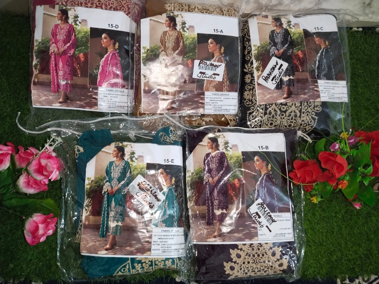 PRIZAAD STUDIO PZ 015 A TO 015 E NEW COLLECTION PAKISTANI SUITS