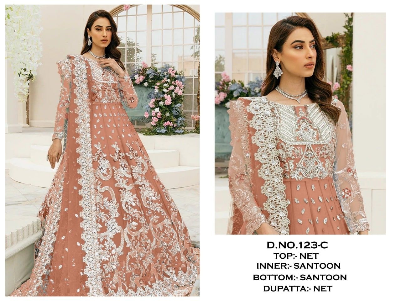 KALEESHA FASHION KF 123 TO 123 E PAKISTANI DRESS COLLECTION