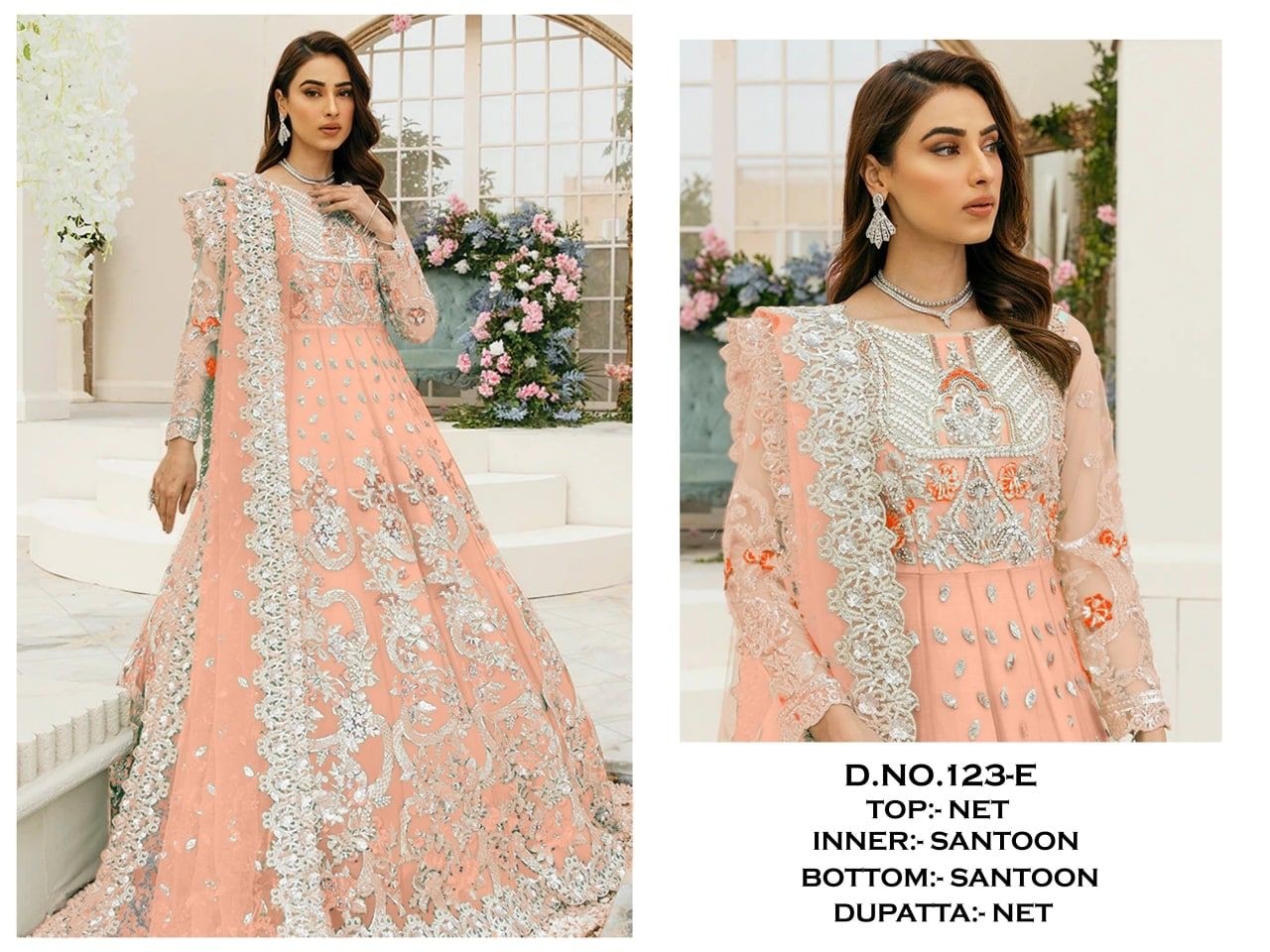 KALEESHA FASHION KF 123 TO 123 E PAKISTANI DRESS COLLECTION