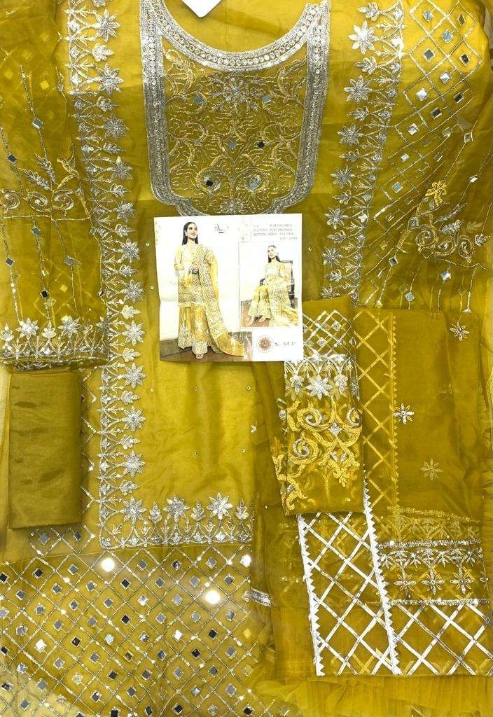 SHREE FABS S 454 D PAKISTANI SUIT COLLECTION SURAT