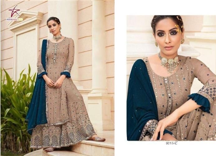 MISHAAL FAB 8015 HIT COLLECTION PAKISTANI SUITS