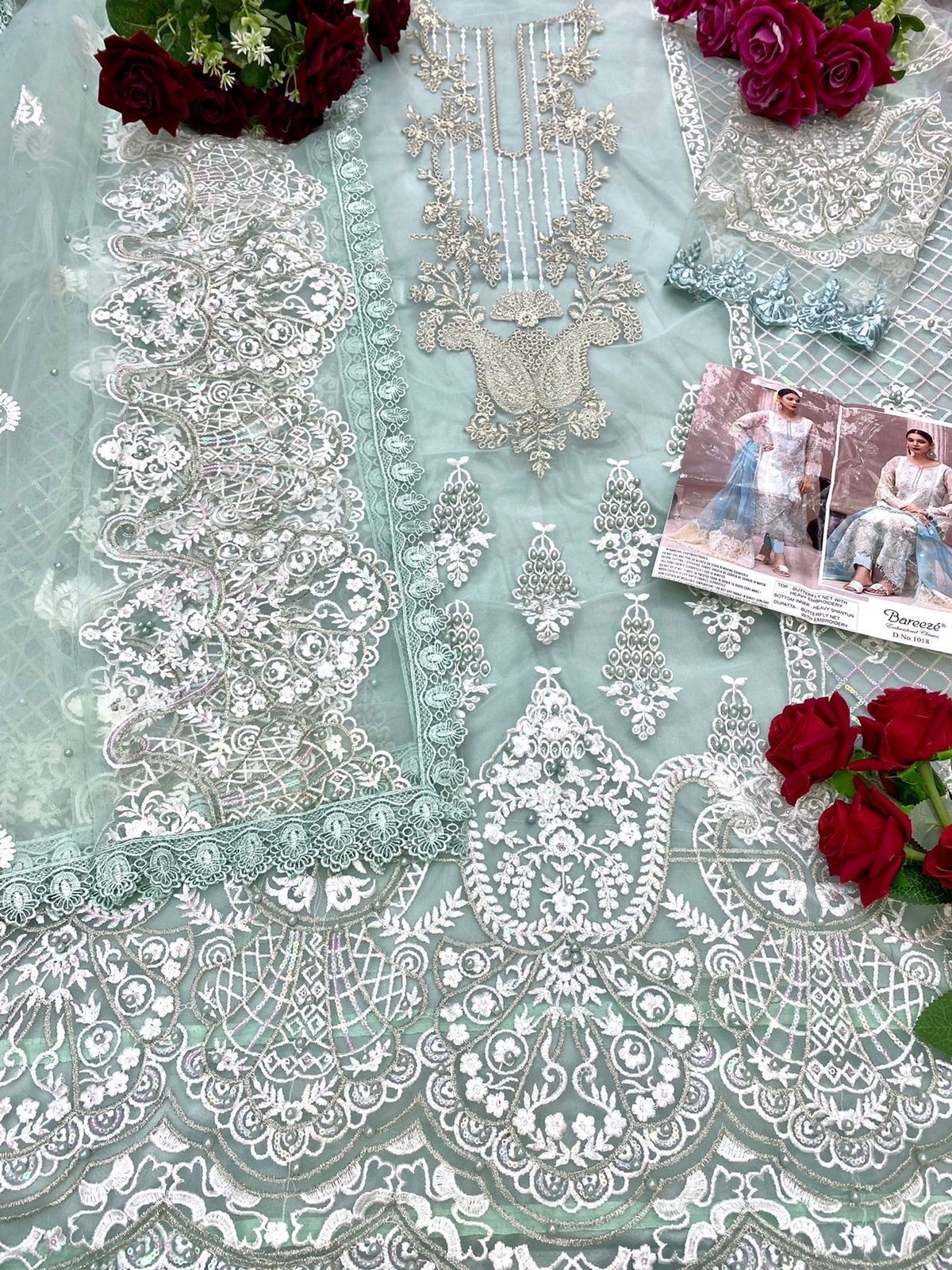 BAREEZE 1018 PAKISTANI DESIGNER SUITS