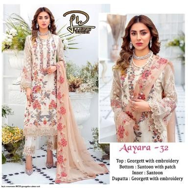 LAAIBAH DESIGNER AAYARA 32 PAKISTANI SUITS MANUFACTURER IN SURAT