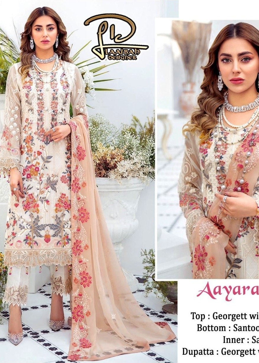 LAAIBAH DESIGNER AAYARA 32 PAKISTANI SUITS MANUFACTURER IN SURAT