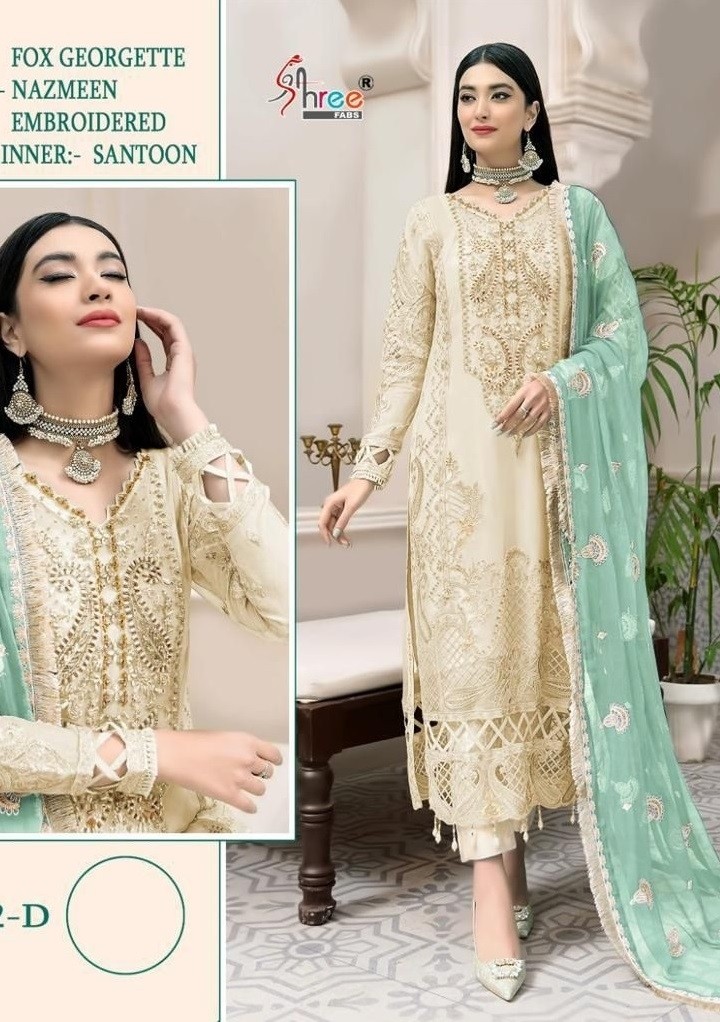 SHREE FABS S 552 D PAKISTANI DRESS WHOLESALER IN SURAT