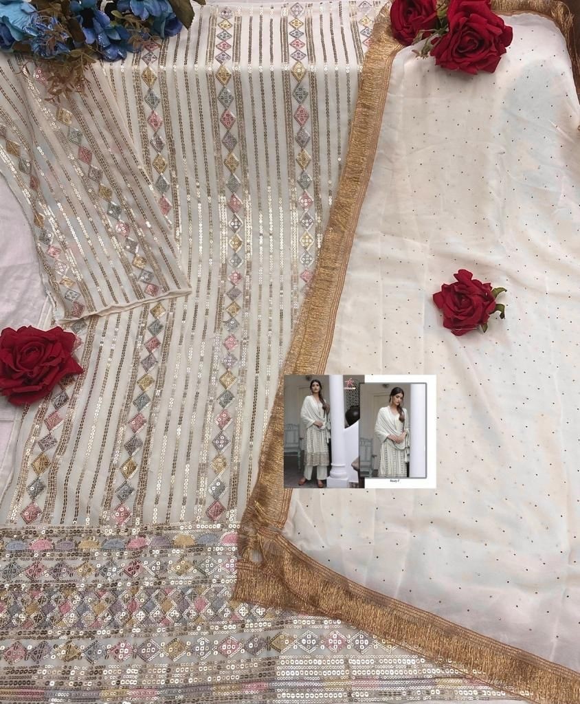 MISHAAL FAB 8025 A TO 8025 F SALWAR SUITS