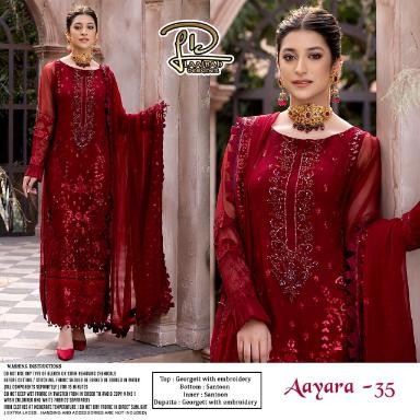 LAAIBAH DESIGNER AAYARA 35 SALWAR SUITS WHOLESALER