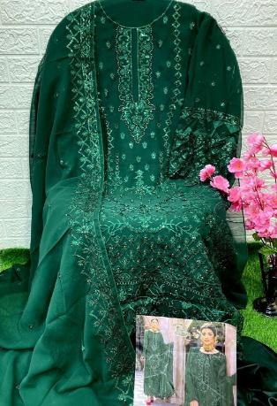 LAAIBAH DESIGNER AAYARA 35 C GREEN SALWAR SUITS WHOLESALER 