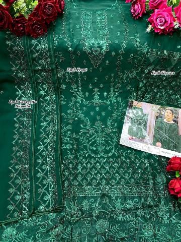 LAAIBAH DESIGNER AAYARA 35 C GREEN SALWAR SUITS WHOLESALER 