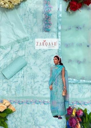 ZARQASH AZIZ LUXURY LAWN Z 2174 PAKISTANI SUITS BY SHOP INDIA