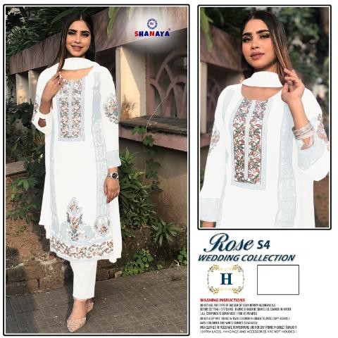 SHANAYA ROSE WEDDING COLLECTION S 54 H PAKISTANI SUITS WHOLESALE
