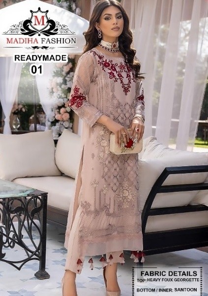 MADIHA FASHION READYMADE 01 PAKISTANI DRESS