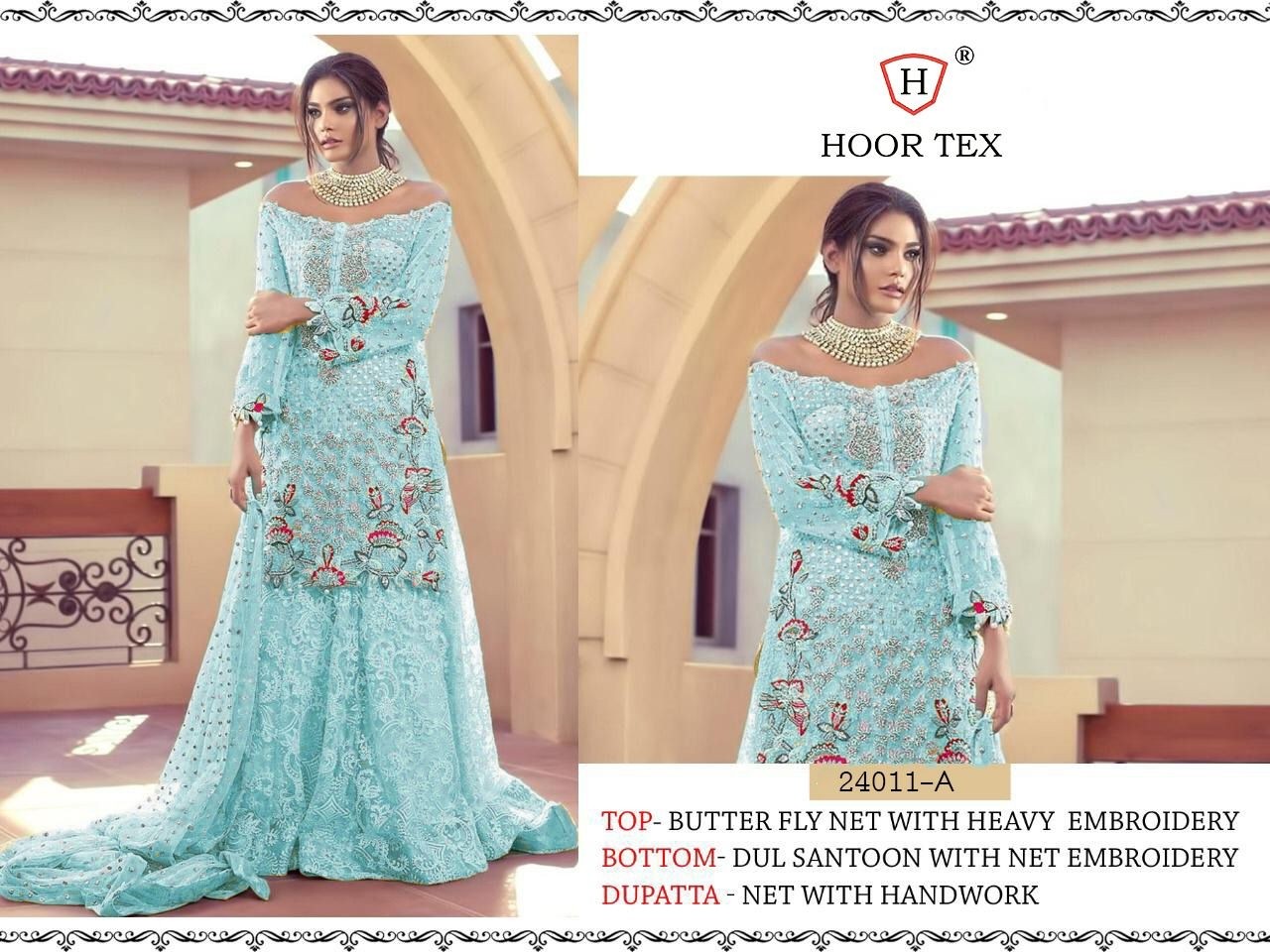 HOOR TEX 24011 A BEST PAKISTANI SUITS