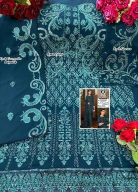 ARMANI RAMSHA 16 A PAKISTANI SALWAR SUITS SUPPLIER