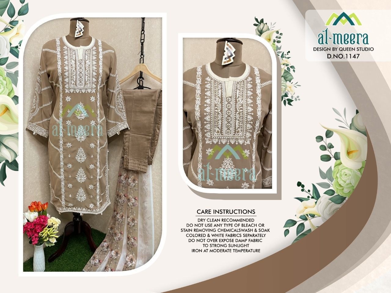 AL MEERA 1147 LATEST PAKISTANI KURTIS SINGLE PIECE