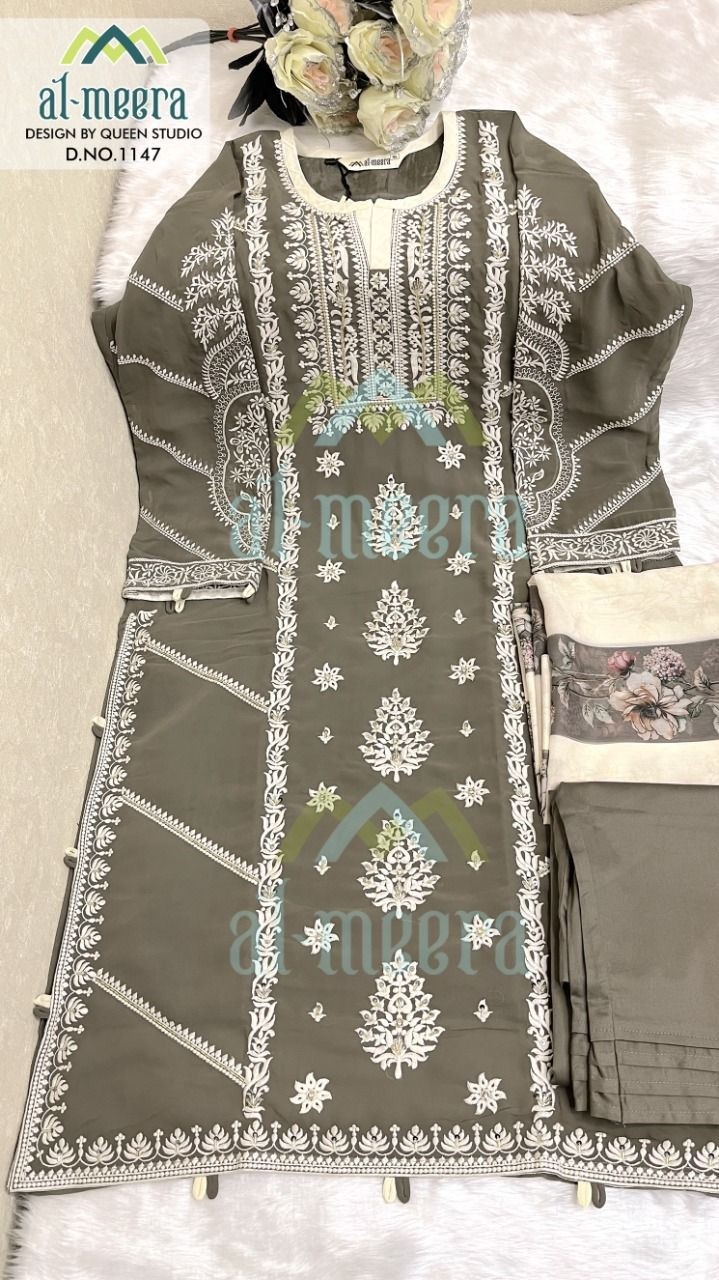 AL MEERA 1147 LATEST PAKISTANI KURTIS SINGLE PIECE