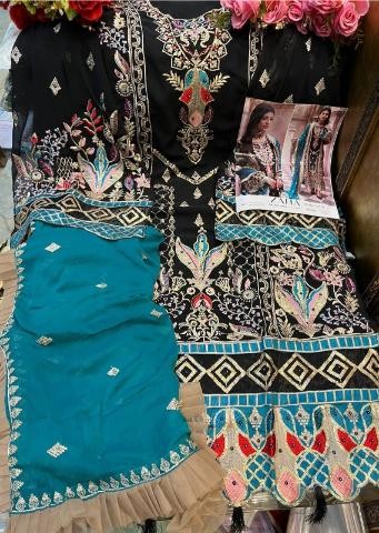 ZAHA 10019 PAKISTANI SALWAR SUITS SINGLE