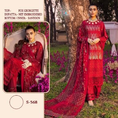 SHREE FABS S 568 PAKISTANI SUITS MANUFACTURER SURAT