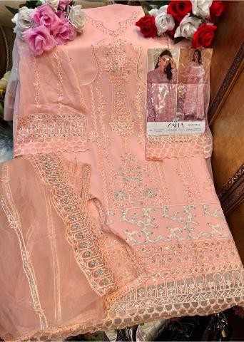 ZAHA 10072 PAKISTANI SUITS HEAVY EMBROIDERED