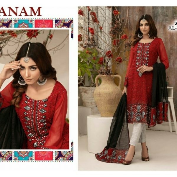 AL ZARA ANAM 1032 PAKISTANI SUITS WHOLESALE DEALER